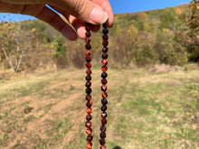 Charger l'image dans la galerie, Perles en oeil de taureau, forme diamant entre 6 et 10mm