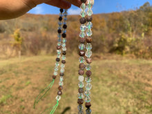 Charger l'image dans la galerie, Perles en quartz lodolite forme diamant entre 6 et 8mm