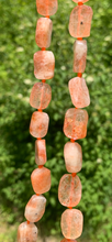 Charger l'image dans la galerie, Perles en pierre de soleil, forme "rectangle"