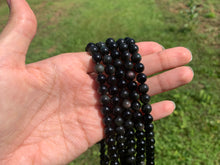 Charger l'image dans la galerie, Perles en obsidienne oeil céleste (arc-en-ciel) entre 6 et 20mm
