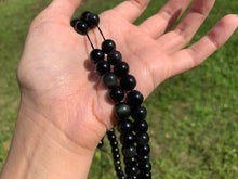 Charger l'image dans la galerie, Perles en obsidienne oeil céleste (arc-en-ciel) entre 4 et 20mm
