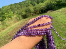 Charger l'image dans la galerie, Perles en améthyste chevrons entre 4 et 14mm ACU