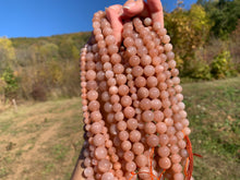 Charger l'image dans la galerie, Perles en pierre de lune pêche entre 4 et 10mm PLPD