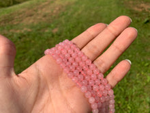 Charger l'image dans la galerie, Perles en quartz rose non transparentes entre 4 et 12mm QRD