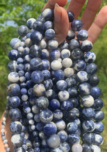 Charger l'image dans la galerie, Perles en sodalite entre 2 et 12mm SU