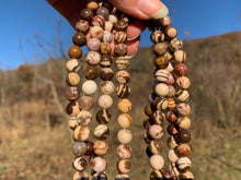 Charger l'image dans la galerie, Perles en jaspe zebré brun entre 4 et 12mm