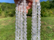 Charger l'image dans la galerie, Perles en cristal de roche très inclus entre 4 et 10mm