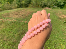 Charger l'image dans la galerie, Perles en quartz rose non transparentes entre 4 et 12mm QRD