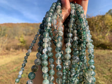 Charger l'image dans la galerie, Perles en agate mousse entre 4 et 12mm