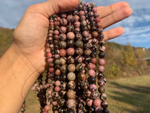 Charger l'image dans la galerie, Perles en rhodonite entre 3 et 12mm
