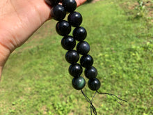 Charger l'image dans la galerie, Perles en obsidienne oeil céleste (arc-en-ciel) entre 4 et 20mm