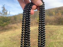 Charger l'image dans la galerie, Perles en tourmaline noire entre 4 et 12mm
