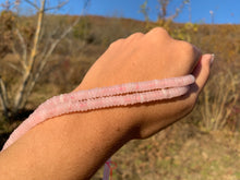 Charger l'image dans la galerie, Perles en quartz rose, disque plat