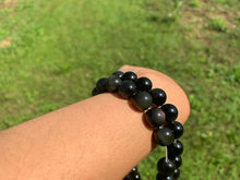 Charger l'image dans la galerie, Perles en obsidienne oeil céleste (arc-en-ciel) entre 6 et 20mm