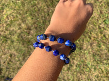 Charger l'image dans la galerie, Perles en lapis-lazuli entre 8 et 10mm