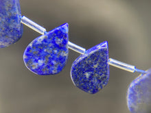 Charger l'image dans la galerie, Perles en lapis-lazuli, forme goutte