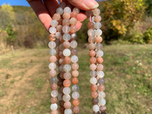 Charger l'image dans la galerie, Perles en pierre de lune multicolore entre 6 et 10mm PLMD