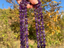 Charger l'image dans la galerie, Perles en améthyste, forme diamant entre 6 et 10mm