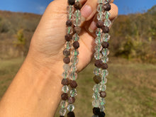 Charger l'image dans la galerie, Perles en quartz lodolite forme diamant entre 6 et 8mm