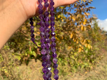 Charger l'image dans la galerie, Perles en améthyste, forme diamant entre 6 et 10mm