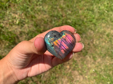 Charger l'image dans la galerie, VENDU Coeur labradorite 15