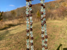 Charger l'image dans la galerie, Perles en quartz lodolite forme diamant entre 6 et 8mm