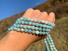 Charger l'image dans la galerie, Perles en amazonite forme diamant entre 6 et 10mm