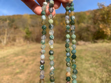 Charger l'image dans la galerie, Perles en agate indienne, forme diamant entre 6 et 10mm