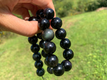 Charger l'image dans la galerie, Perles en obsidienne oeil céleste (arc-en-ciel) entre 4 et 20mm