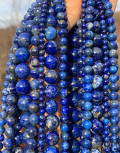 Charger l'image dans la galerie, Perles en lapis-lazuli entre 2 et 12mm LD