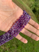 Charger l'image dans la galerie, Perles en améthyste chevrons entre 4 et 14mm ACU