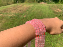 Charger l'image dans la galerie, Perles en quartz rose transparentes entre 4 et 12mm QRU