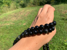 Charger l'image dans la galerie, Perles en obsidienne oeil céleste (arc-en-ciel) entre 6 et 20mm