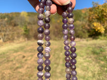 Charger l'image dans la galerie, Perles en améthyste mate entre 6 et 10mm