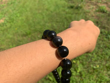 Charger l'image dans la galerie, Perles en obsidienne oeil céleste (arc-en-ciel) entre 6 et 20mm