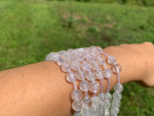 Charger l'image dans la galerie, Perles en cristal de roche très inclus entre 4 et 10mm