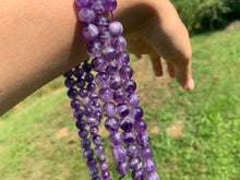 Charger l'image dans la galerie, Perles en améthyste chevrons entre 4 et 14mm ACU
