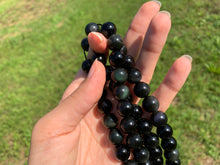 Charger l'image dans la galerie, Perles en obsidienne oeil céleste (arc-en-ciel) entre 6 et 20mm