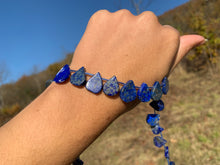 Charger l'image dans la galerie, Perles en lapis-lazuli, forme goutte