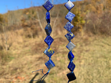 Charger l'image dans la galerie, Perles en lapis-lazuli, forme carré