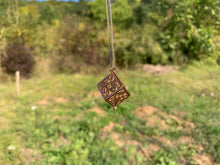 Charger l'image dans la galerie, Perles en agate mousse, forme diamant entre 6 et 8mm