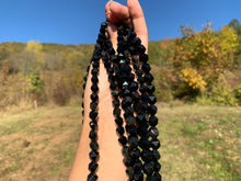 Charger l'image dans la galerie, Perles en obsidienne oeil céleste (arc-en-ciel), forme diamant entre 6 et 12mm