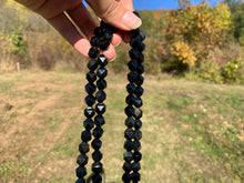 Charger l'image dans la galerie, Perles en obsidienne oeil céleste (arc-en-ciel), forme diamant entre 6 et 12mm