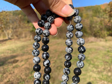 Charger l'image dans la galerie, Perles en obsidienne flocons entre 2 et 12mm