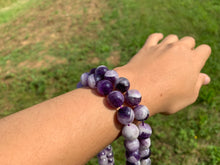 Charger l'image dans la galerie, Perles en améthyste chevrons entre 4 et 16m ACD