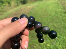 Charger l'image dans la galerie, Perles en obsidienne oeil céleste (arc-en-ciel) entre 6 et 20mm