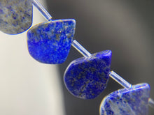 Charger l'image dans la galerie, Perles en lapis-lazuli, forme goutte