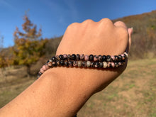 Charger l'image dans la galerie, Perles en rhodonite, forme disque plat 4 x 6mm