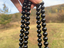 Charger l'image dans la galerie, Perles en tourmaline noire entre 4 et 12mm