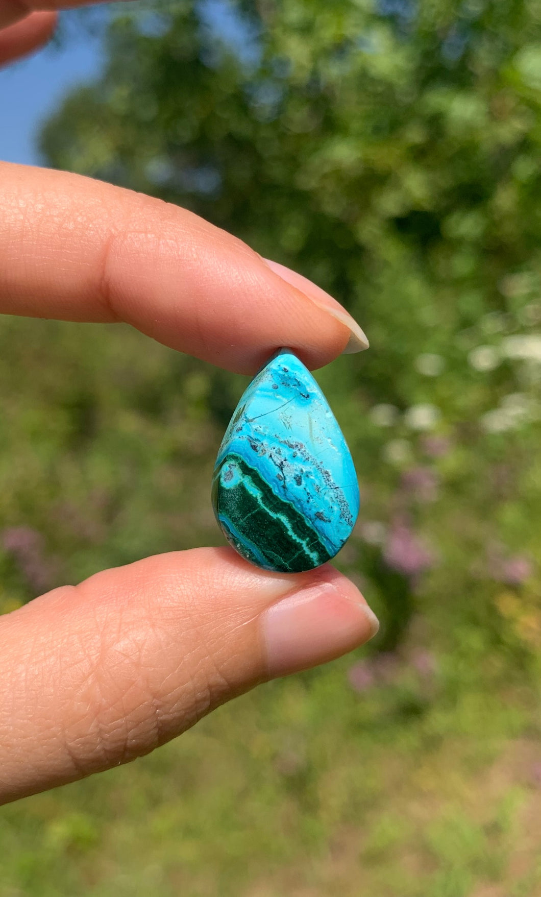 VENDU Chrysocolle Malachite 31